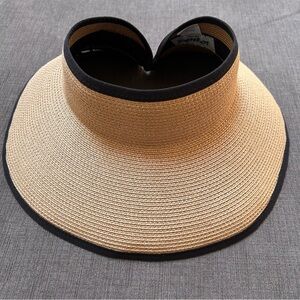 Joywant packable straw visor hat
